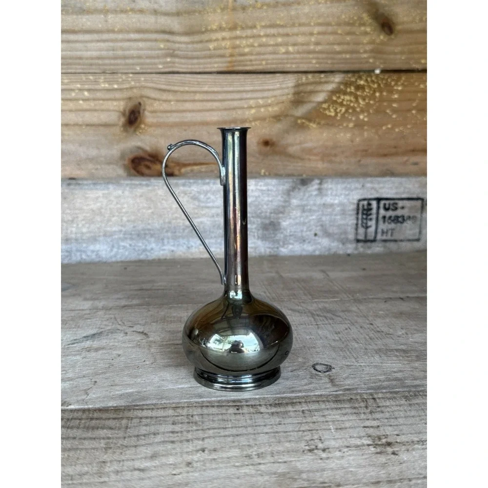 Vintage Sliver Plated Bud Vase  MCM